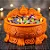 Tigela Porta-Doces Halloween Gato Abóbora Laranja - Imagem 4