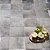 Tapete de couro Luxo Cinza gris placa 20x20cm Nobre couros - Imagem 4