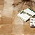 Tapete de couro Luxo Bege placa 20x20cm Nobre couros - Imagem 4