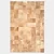 Tapete de couro Luxo Bege placa 20x20cm Nobre couros - Imagem 2