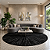 Tapete de couro Redondo Luxo London Black- Nobre Couros - Imagem 3