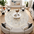 Tapete de couro Redondo Milano offwhite-Nobre couros - Imagem 1