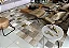 Tapete de couro Luxo Champanhe placa 20x20cm - Imagem 4