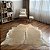 Tapete de couro Bovino Bege G 1,90x2,25 - Imagem 1