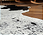 Tapete de couro Bovino Salina Preto e Branco 2,08x2,40 - Imagem 2