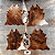 Kit 4 Sousplat de Couro Bovino Natural + 4 Porta-Copos- Nobre couros - Imagem 2