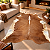 Tapete de couro Bovino Hereford 2,00x2,25 -Nobre couros - Imagem 1