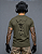 Camiseta Memento Mori Ronin Apparel Verde Militar com Estampa nas Costas - Imagem 1
