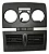 Moldura Central Painel Original Fiat Idea C/ Difusores - Imagem 1