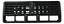 Moldura Com Difusores Ar Central Original Vw Golf - Imagem 1