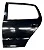 Porta Traseira Esquerda Volkswagen Fox 2003/2009 Detalhes Traseira Motorista Preto - Imagem 1