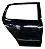 Porta Traseira Direita Volkswagen Fox 2003/2009 Traseira Passageiro Preto - Imagem 1