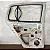 Porta Traseira Esquerda Volkswagen Fox 2003/2009 Traseira Motorista Branco - Imagem 5