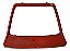 Tampa Traseira Porta-malas Ford Escort 1987 A 1995 Vermelho - Imagem 1