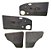 Kit Forros De Porta Fiat Palio 1996/2000 2 Portas Estampado - Imagem 1