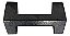 Alça Painel Pqp Vw Brasilia 73/76 Original Preto - Imagem 1