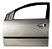 Porta Dianteira Esquerda Ford Fiesta 2003/2012 Original Dianteira Motorista Prateado - Imagem 1