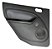 Forro De Porta Traseiro Esquerdo Ford Fiesta 2006 2s65a27407 Preto - Imagem 1