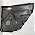 Forro De Porta Traseiro Esquerdo Ford Fiesta 2006 2s65a27407 Preto - Imagem 4