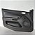Forro De Porta Motorista Ford Fiesta 2006 2s65a23943 Preto - Imagem 2