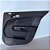 Forro De Porta Traseiro Direito Vectra Hatch Gtx Original Preto - Imagem 2