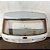 Tampa Traseira Porta Malas Fiesta Hatch 2003/2010 Detalhe Branco - Imagem 3