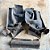 Kit Carpete Forro Porta Malas Corsa Sedan 1996/2010 Cinza-escuro - Imagem 2