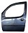 Porta Dianteira Esquerda Fiat Doblo 2002/2007 Filé Dianteira Esquerdo - Motorista Cinza - Imagem 1