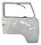 Porta Direita Kombi 98/2014 Recuperada Bom Estado Dianteira Direito Branco - Imagem 1