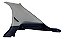Suporte Bagagito Direito Astra Hatch 1999 Até 2011 Preto - Imagem 1