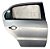 Porta Traseira Ld Voyage Gol G5 G6 G7 G8 2011/2025 Detalhes Traseira Passageiro Cinza - Imagem 1