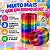 Mola Maluca Colorida Metalizada Infantil Rainbow Spring - Imagem 11