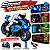 Moto Controle Remoto SpeedRider Piloto Luz Bateria USB Infantil - Imagem 3