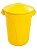 CESTO REDONDO TAMPA JSN AMARELO 100 LITROS - Imagem 1