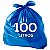 SACO PARA LIXO AZUL 100 LITROS COM 100 UNIDADES - Imagem 2