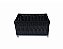 Kit 1 Cesto 100x35x33 e 1 cesto 100x33x26 Sintético Preto Rodizios - Imagem 1