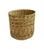 Cesta Organizadora Cachipot De Palha Taboa Redondo 35x38 - Imagem 1