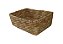 Cesta de Palha de taboa vime caixa organizadora 28x20x10 - Imagem 1