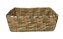 Cesta de Palha de taboa vime caixa organizadora 28x20x10 - Imagem 3