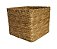 Cesta De Palha De Taboa Caixa Organizadora Natural 26x26x22 - Imagem 2