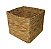 Cesta De Palha De Taboa Caixa Organizadora Natural 26x26x22 - Imagem 3