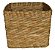 Cesta De Palha De Taboa Caixa Organizadora Natural 26x26x22 - Imagem 1