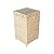 Cesto Para Roupas Palha De Milho 30x30x60 - Imagem 1