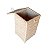 Cesto Para Roupas Palha De Milho 30x30x60 - Imagem 2