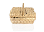 Mini Cesta De Piquenique Palha De Milho Picnic 29x18x14 - Imagem 2