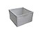 Kit C/ 6 Gaveta 60x50x26 e 1 Gaveta 60x50x44 Vime Sintético Branco - Imagem 3