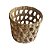 Cesto Redondo Cachepot Organizador Taboa Natural 25x22 - Imagem 2