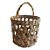 Suporte Floreira Vaso Com Alça Para Paredes Taboa Natural 10x14 - Imagem 1