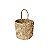 Suporte Floreira Vaso Com Alça Para Paredes Taboa Natural 10x14 - Imagem 2