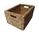 Cesto Caixote Fibra Taboa Natural 40x30x25 - Imagem 2